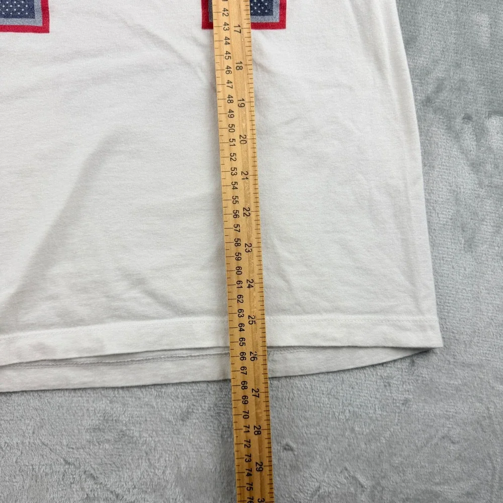 Nike New England Patriots Stephon Gilmore 24 White Graphic T-Shirt Men's Medium